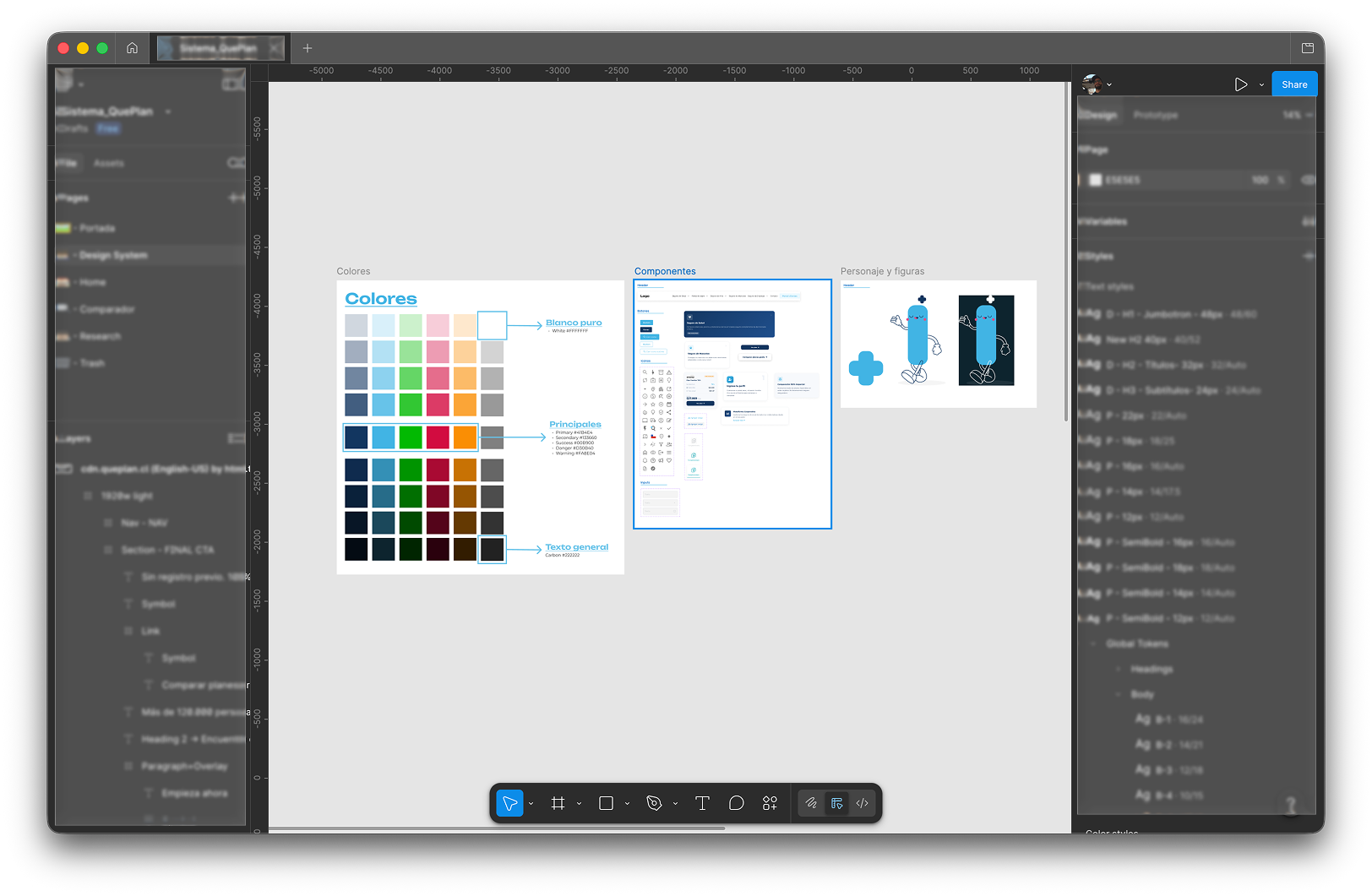 Design System — Biblioteca de componentes