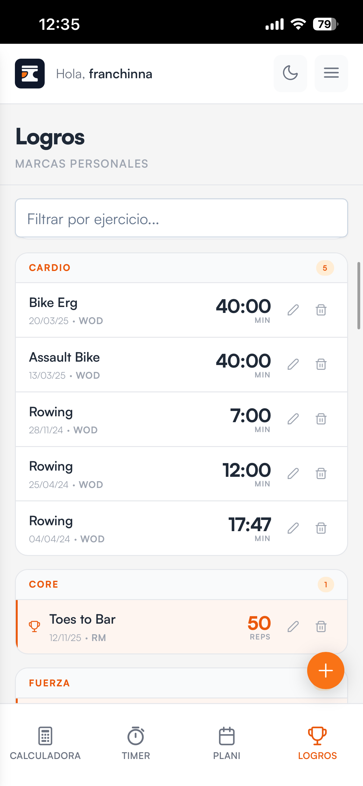 Yunke — Registro de logros