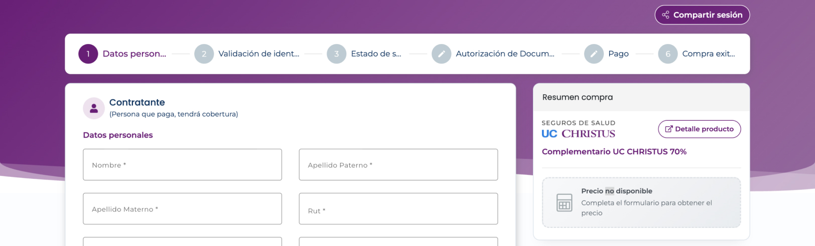 Rediseño Pasarela de Pago